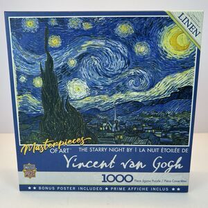 MasterPieces - MasterPieces of Art - The Starry Night 1000 Piece Jigsaw Puzzle